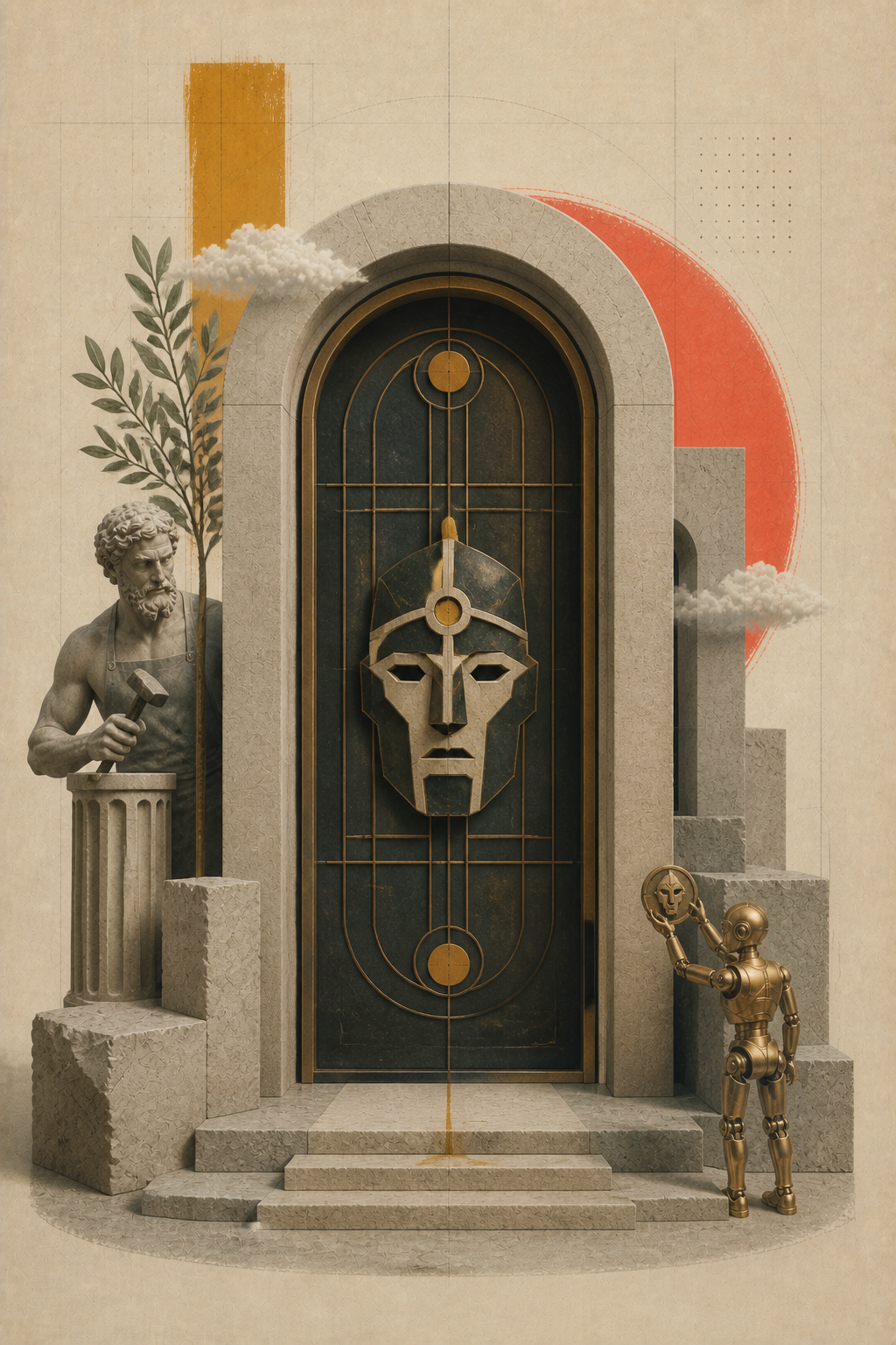 Portale digitale di Efesto con il sigillo guardiano di Talos
